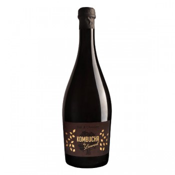 Kombucha by Laurent | Kombucha szampańska na płatkach dębu o smaku czekoladowym BIO 750ml