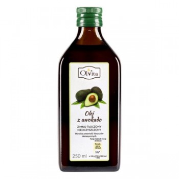 OlVita | Olej z awokado tłoczony na zimno nieoczyszczony 250ml