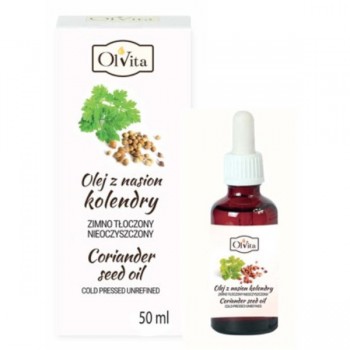 OlVita | Olej z nasion kolendry tłoczony na zimno 50ml