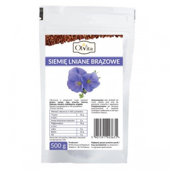 OlVita | Siemię lniane złociste 500g