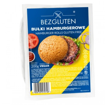 Bezgluten | Bezglutenowy bułki hamburgerowe bez skrobi pszennej 200g