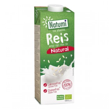 Natumi | Napój ryżowy bez dodatku cukrów bezglutenowy BIO 1L