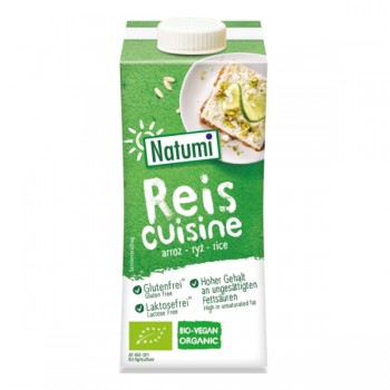 Natumi | Zagęszczony produkt ryżowy do gotowania i pieczenia bez dodatku cukrów bezglutenowy BIO 200ml