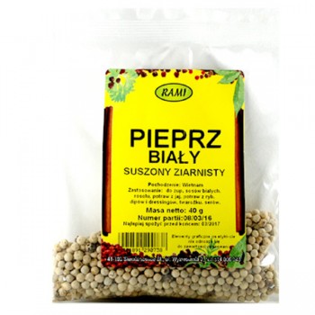 Rami | Pieprz biały ziarno 40g