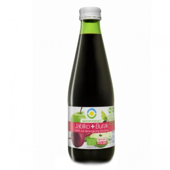 Bio Food | Organiczny sok jabłkowo-burakowy 300ml