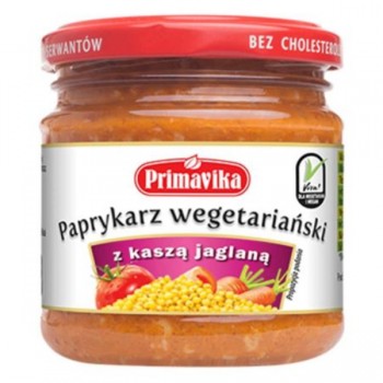 Primavika | Paprykarz wegetariański z kaszą jaglaną 160g