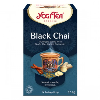 Yogi Tea | Herbata czarna Black Chai z imbirem i cynamonem BIO 17 x 2,2g