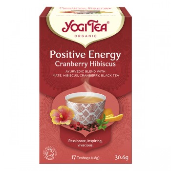 Yogi Tea | Herbata pozytywna energia żurawina BIO 17x1,8g