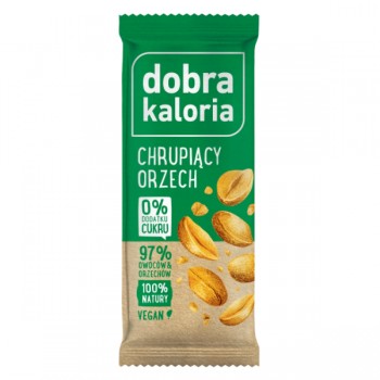 Dobra Kaloria | Baton owocowy chrupiący orzech 35g