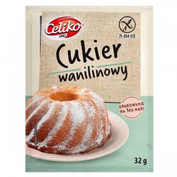 Celiko | Bezglutenowy cukier wanilinowy 32g