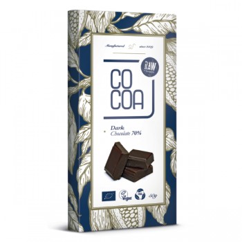 Cocoa | Czekolada surowa klasyczna gorzka BIO 50g