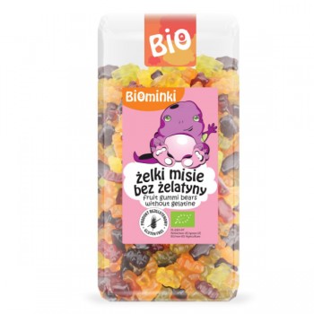 Biominki | Żelki Misie bez żelatyny BIO 400g