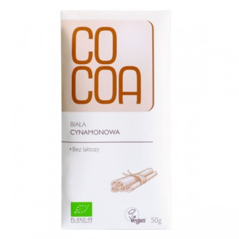 Cocoa | Czekolada biała cynamonowa BIO 50g