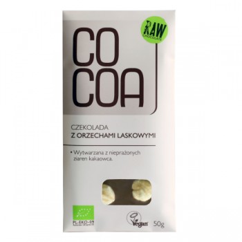 Cocoa | Czekolada z orzechami laskowymi BIO 50g