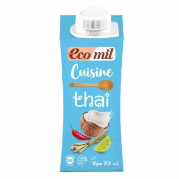 Ecomil | Krem do gotowania kokosowy tajski bezglutenowy BIO 200ml