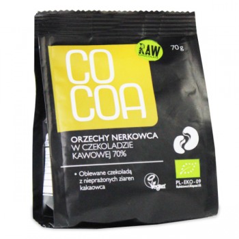 Cocoa | Orzechy nerkowca w czekoladzie kawowej BIO 70g