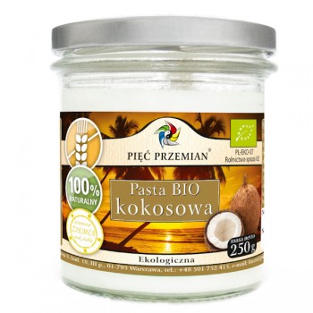Pięć Przemian | Bezglutenowa pasta kokosowa BIO 250g