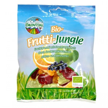 Okovital | Żelki zwierzaki owocowe bez laktozy bezglutenowe 100g