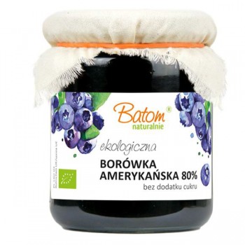 Batom | Dżem z borówki amerykańskiej bez cukru BIO 260g