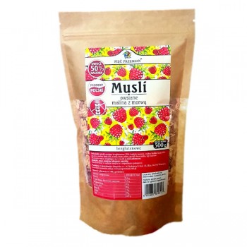 Pięć Przemian | Musli owsiane malina z morwą bezglutenowe 500g