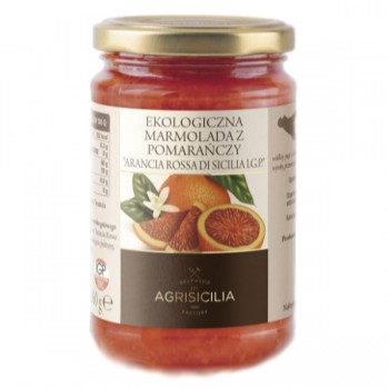 Agrisicilia | Marmolada z czerwonej pomarańczy BIO 360g
