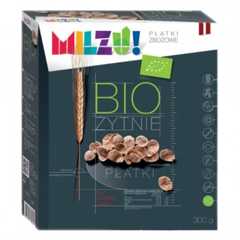 Milzu | Milzu Płatki żytnio-owsiane bez cukru BIO 300g