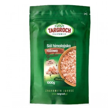 Targroch | Sól himalajska różowa gruba jodowana 1kg