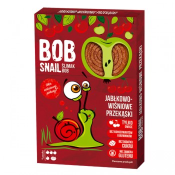 Eco-Snack | Bob Snail bezglutenowa przekąska jabłko-wiśnia 60g