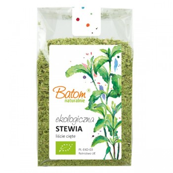 Batom | Stewia liście cięte suszone BIO 80g