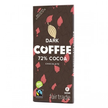 Oxfam | Czekolada gorzka z kawałkami kawy fair trade BIO 100g