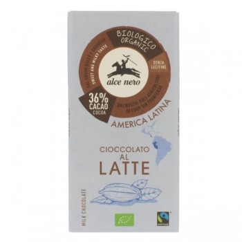 Alce Nero | Czekolada mleczna fair trade BIO 100g