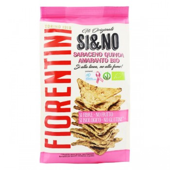 Fiorentini | Chrupki gryczane piramidki z quinoa i amarantusem bezglutenowe BIO 80g