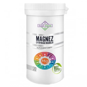 Soul Farm | Cytrynian magnezu (650mg) 120 kapsułek