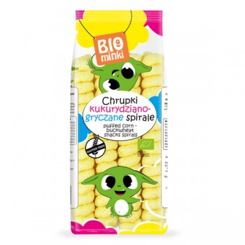 Biominki | Chrupki kukurydziano-gryczane spirale bezglutenowe BIO 60g
