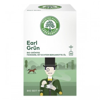 Lebensbaum | Herbata zielona earl grun ekspresowa BIO (20 x 1,5 g)
