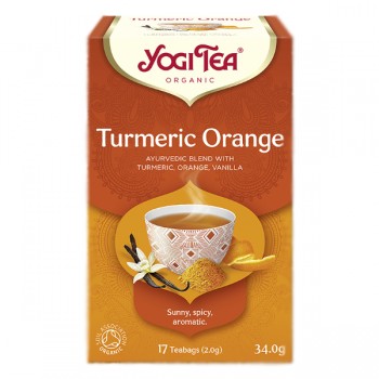 Yogi Tea | Herbatka kurkuma pomarańcza BIO (17 x 2 g) 34g