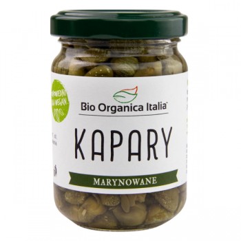 Bio Organica Italia | Kapary marynowane słoik BIO 140g