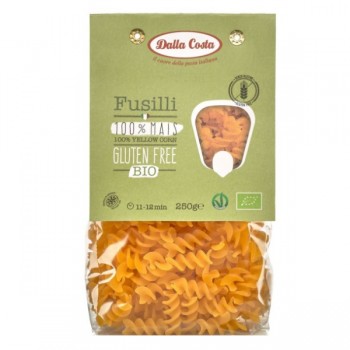 Dalla Costa | Makaron (kukurydziany) świderki fusilli bezglutenowy BIO 250g