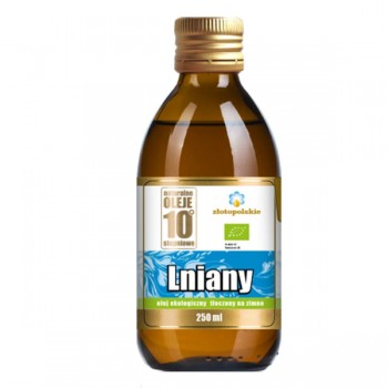Złoto Polskie | Olej lniany tłoczony na zimno BIO 250ml