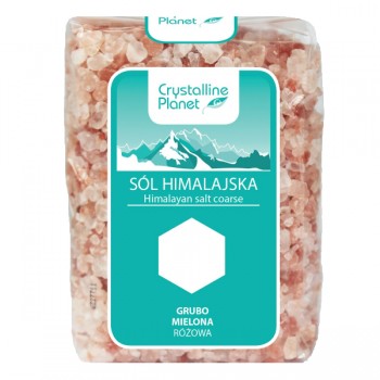 Crystalline Planet | Sól himalajska różowa grubo mielona 600g