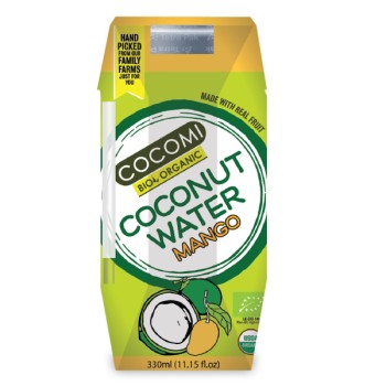 Woda kokosowa o smaku mango BIO 330ml