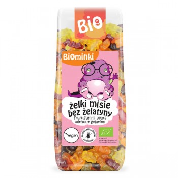 Biominki | Żelki (misie) bez żelatyny BIO 100g