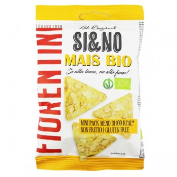 Fiorentini | Chrupki kukurydziane piramidki z solą morską bezglutenowe BIO 20g