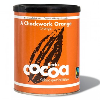 Becks Cocoa | Czekolada do picia pomarańczowo-imbirowa fair trade bezglutenowa BIO 250g
