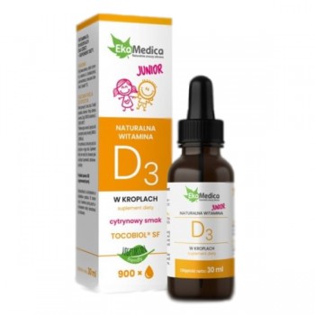 EkaMedica | Witamina D3 Junior w kroplach 30ml