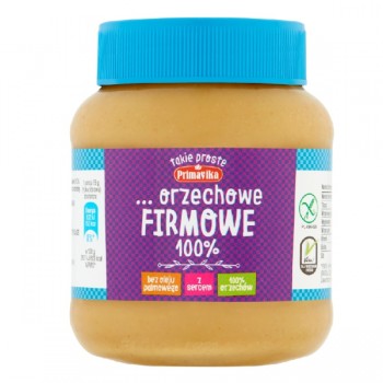 Primavika | Pasta z prażonych orzeszków ziemnych Firmowa bezglutenowa 350g