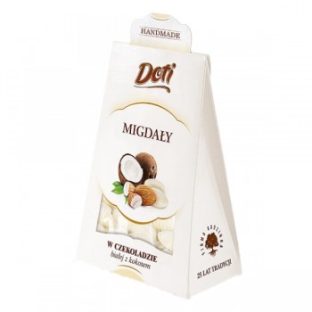 Doti | Migdały w białej czekoladzie z kokosem 100g