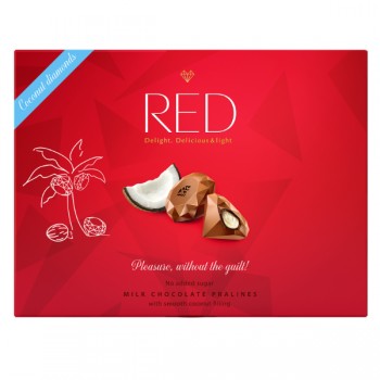Red | Praliny mleczne RED z kokosowym nadzieniem 132g