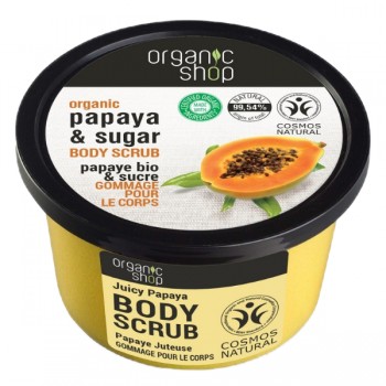 Organic Shop | Peeling do ciała oczyszczający Soczysta Papaja 250ml