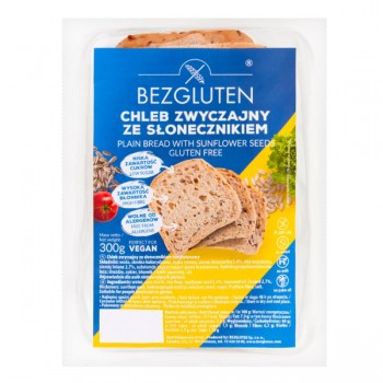 Bezgluten | Bezglutenowy chleb zwyczajny ze słonecznikiem 300g